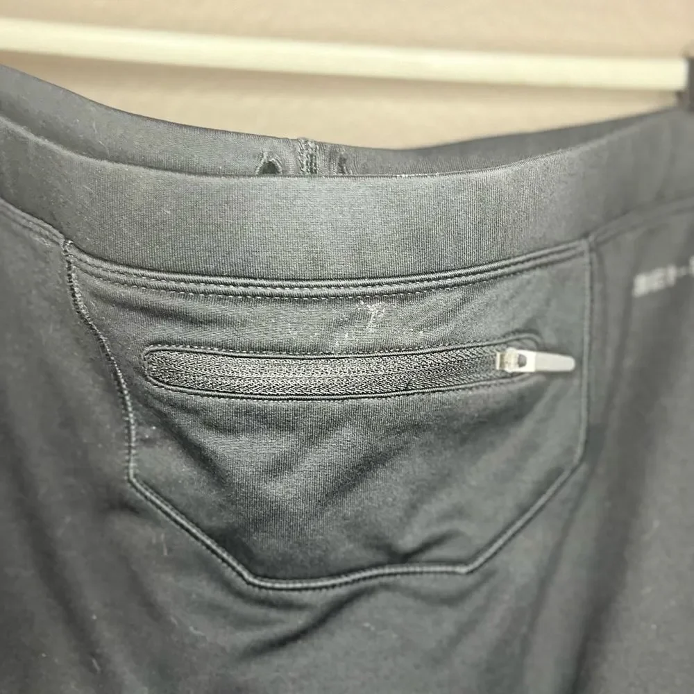 Nike Dri Fit Black Ankle Zip Leggings Size: Womens Tights - Picture 5 of 11